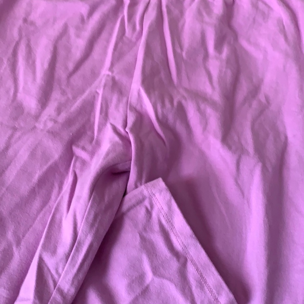 Lavender plain leggings